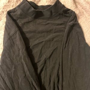 Large Black Turtle Neck